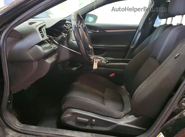 SHHFK7H69LU219775 2020 HONDA CIVIC Black წინა სალონის ხედი