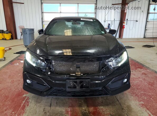 SHHFK7H69LU219775 2020 HONDA CIVIC Black წინა ხედი