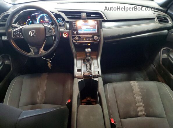 SHHFK7H69LU219775 2020 HONDA CIVIC Black წინა პანელის ხედი
