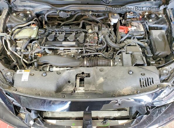 SHHFK7H69LU219775 2020 HONDA CIVIC Black უკანა სალონის ხედი