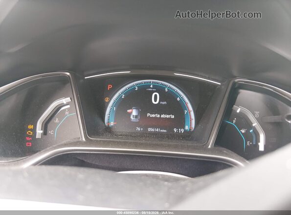 SHHFK7H69LU413349 2020 HONDA CIVIC Gray Հետևի նստատեղերի տեսք
