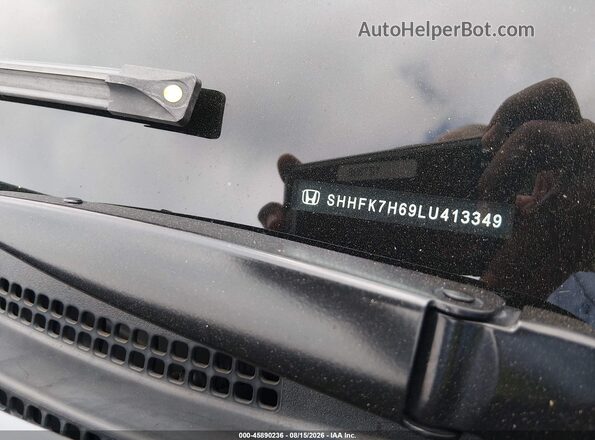 SHHFK7H69LU413349 2020 HONDA CIVIC Gray Շարժիչի բաժամունքի տեսք