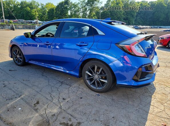 SHHFK7H69MU416527 2021 HONDA CIVIC Синий Задняя левая четверть