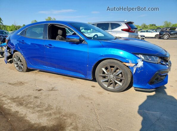 SHHFK7H69MU416527 2021 HONDA CIVIC Синий Передняя правая четверть