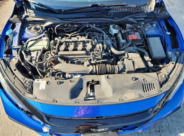 SHHFK7H69MU416527 2021 HONDA CIVIC Синий Вид задней части салона
