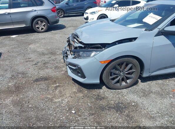 SHHFK7H69MU424823 2021 HONDA CIVIC Light Blue Դիմացի տեսք