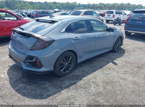 SHHFK7H69MU424823 2021 HONDA CIVIC Light Blue Հետևի աջ