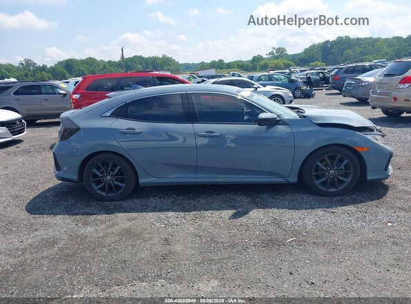 SHHFK7H69MU424823 2021 HONDA CIVIC Light Blue Սալոնի հետևի տեսք