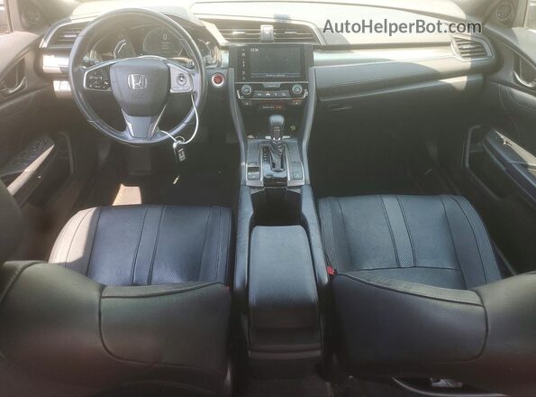 SHHFK7H70HU216229 2017 HONDA CIVIC Серебряный Вид панели приборов