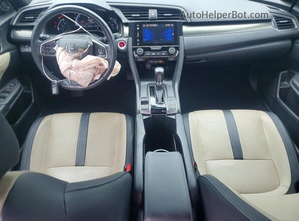 SHHFK7H71JU238116 2018 HONDA CIVIC Black Vista del salpicadero