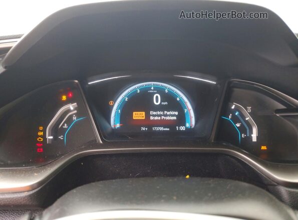 SHHFK7H79HU212695 2017 HONDA CIVIC Gray Սարքավորումների վահանակի տեսք