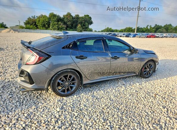SHHFK7H81LU213745 2020 HONDA CIVIC Gray Trasero derecho