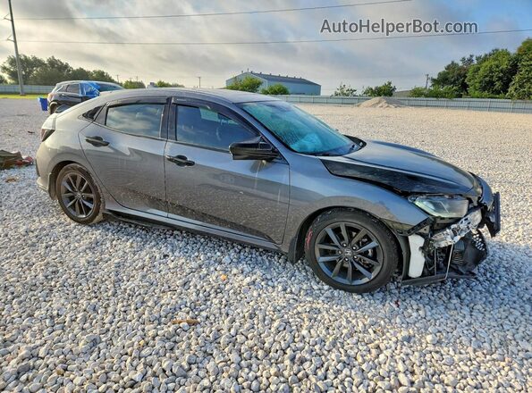 SHHFK7H81LU213745 2020 HONDA CIVIC Gray Delantero derecho