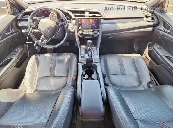 SHHFK7H84LU222150 2020 HONDA CIVIC Black წინა პანელის ხედი