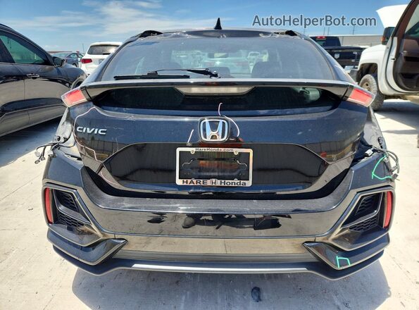 SHHFK7H84LU222150 2020 HONDA CIVIC Black უკანა ხედი