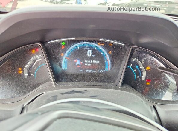 SHHFK7H84LU413180 2020 HONDA CIVIC Красный Вид щитка приборов