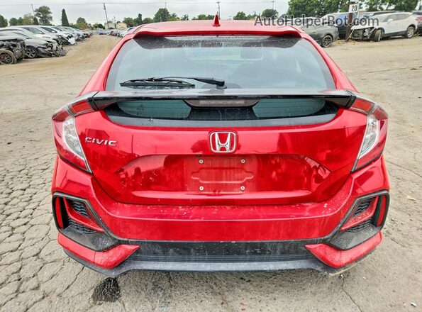 SHHFK7H84LU413180 2020 HONDA CIVIC Красный Вид сзади
