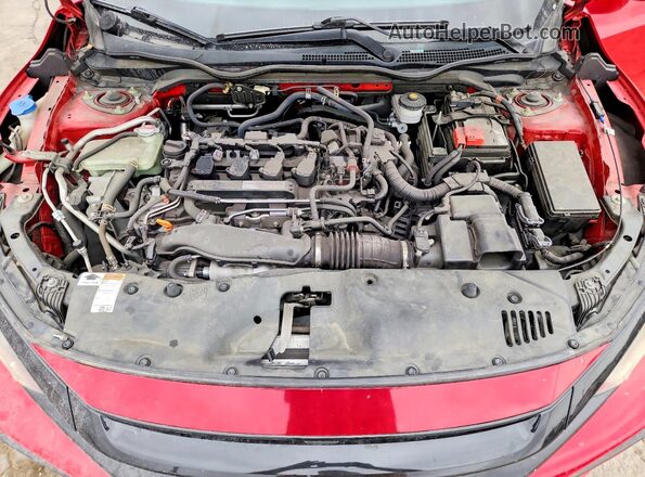 SHHFK7H84LU413180 2020 HONDA CIVIC Красный Вид задней части салона