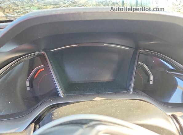 SHHFK7H91KU209721 2019 HONDA CIVIC Gray Widok zestawu wskaźników