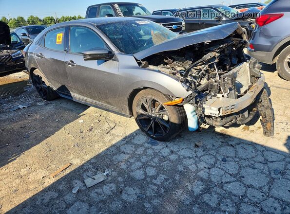 SHHFK7H91KU209721 2019 HONDA CIVIC Gray Przód prawy