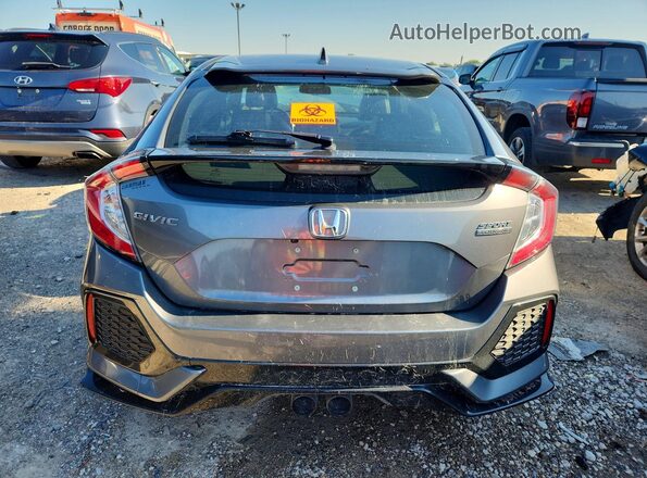 SHHFK7H91KU209721 2019 HONDA CIVIC Gray Widok z tyłu