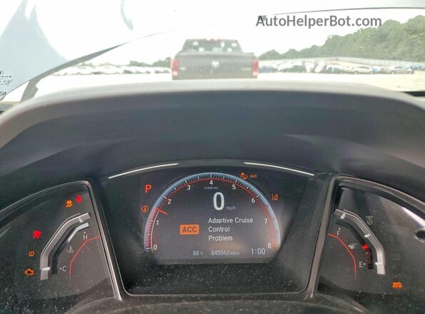 SHHFK7H91MU211648 2021 HONDA CIVIC Gray ხელსაწყოთა პანელის ხედი
