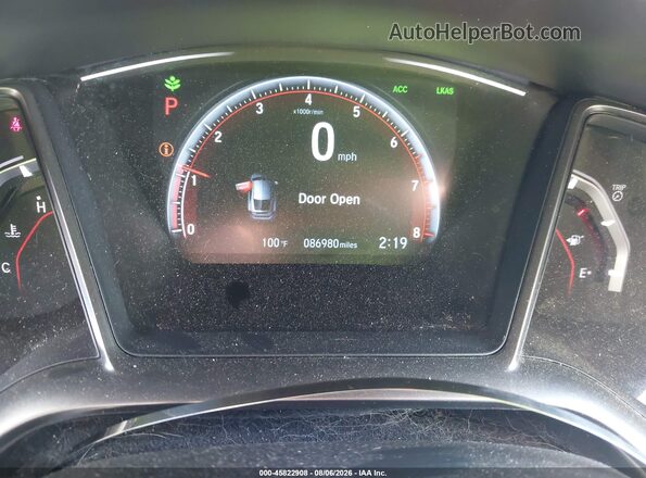 SHHFK7H93JU413693 2018 HONDA CIVIC Silver Widok tylnych siedzeń