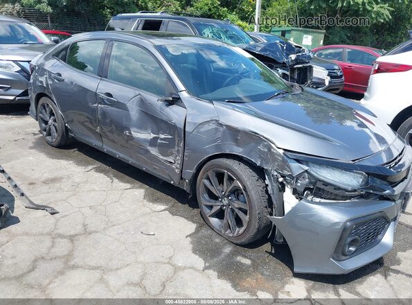 SHHFK7H93JU413693 2018 HONDA CIVIC Silver Widok z przodu