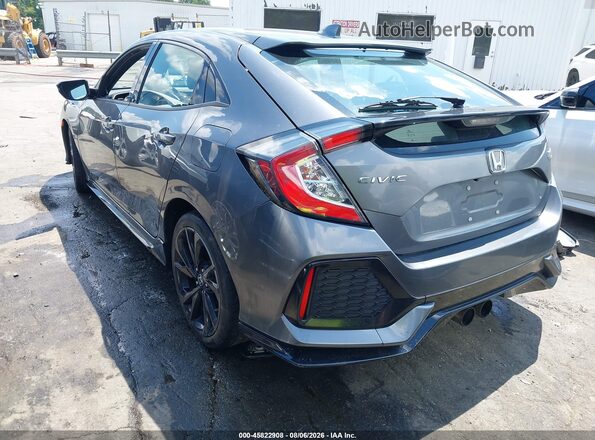 SHHFK7H93JU413693 2018 HONDA CIVIC Silver Tył lewy