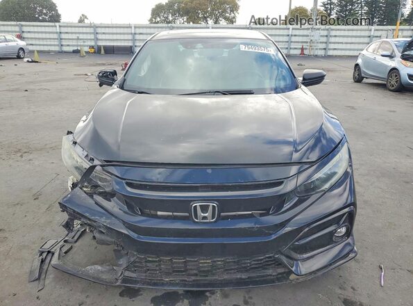SHHFK7H94LU201193 2020 HONDA CIVIC Black წინა ხედი