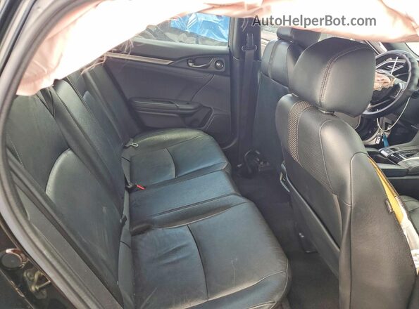 SHHFK7H94LU201193 2020 HONDA CIVIC Black უკანა სავარძლების ხედი