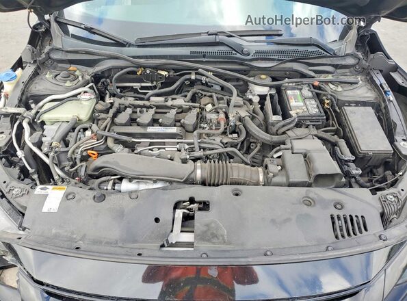 SHHFK7H94LU201193 2020 HONDA CIVIC Black უკანა სალონის ხედი