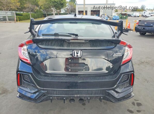 SHHFK7H94LU201193 2020 HONDA CIVIC Black უკანა ხედი