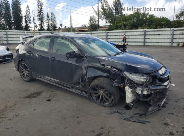 SHHFK7H94LU201193 2020 HONDA CIVIC Black წინა მარჯვენა