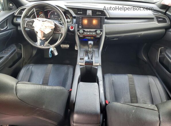 SHHFK7H94LU201193 2020 HONDA CIVIC Black წინა პანელის ხედი