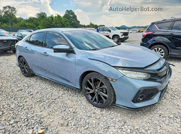 SHHFK7H96HU219296 2017 HONDA CIVIC Серый Передняя правая четверть