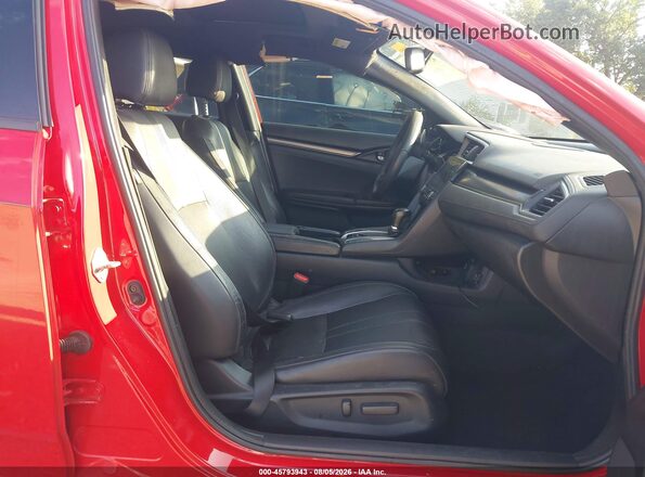 SHHFK7H96JU418399 2018 HONDA CIVIC Красный Вид салона спереди