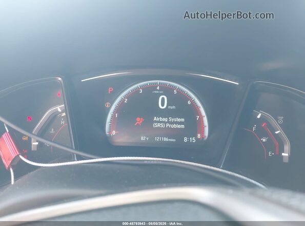 SHHFK7H96JU418399 2018 HONDA CIVIC Красный Вид задних сидений
