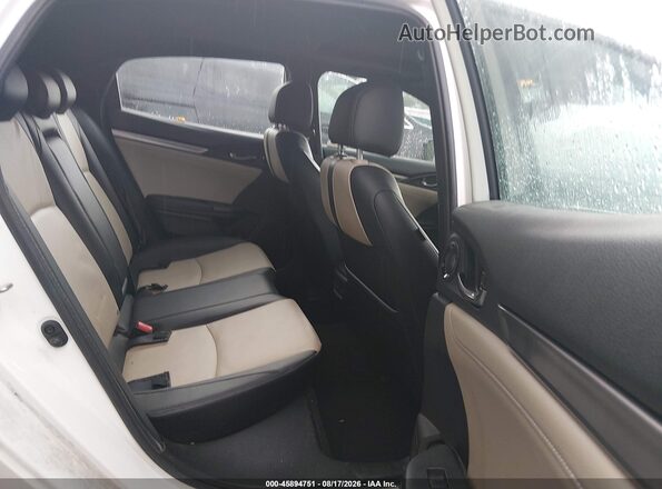 SHHFK7H98JU237367 2018 HONDA CIVIC White VIN კოდის სტიკერის ხედი