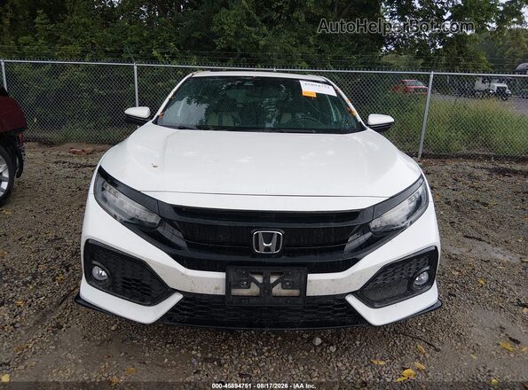 SHHFK7H98JU237367 2018 HONDA CIVIC White უკანა სალონის ხედი