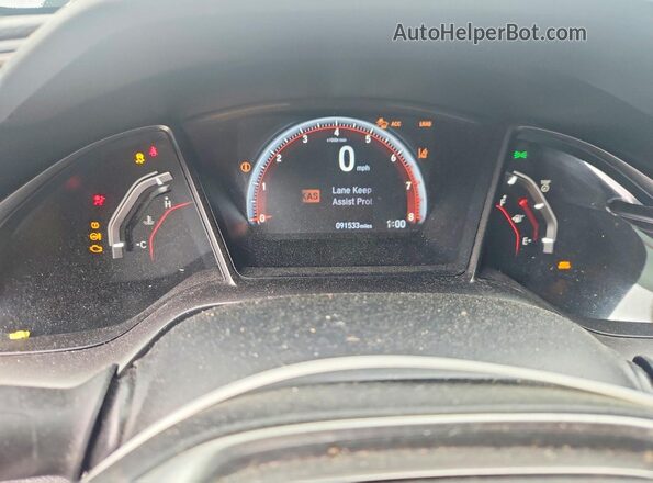 SHHFK7H98MU224347 2021 HONDA CIVIC White Вид щитка приладів