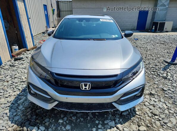 SHHFK7H98MU225384 2021 HONDA CIVIC Silver Front view