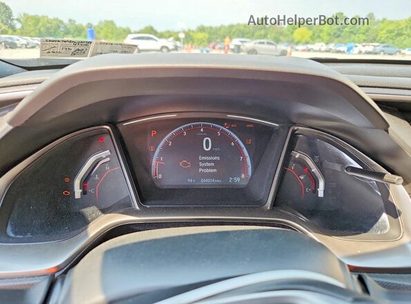 SHHFK7H98MU225384 2021 HONDA CIVIC Silver Instrument cluster view