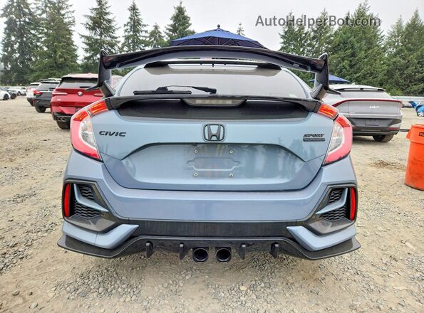 SHHFK7H99LU418934 2020 HONDA CIVIC Gray Հետևի տեսք