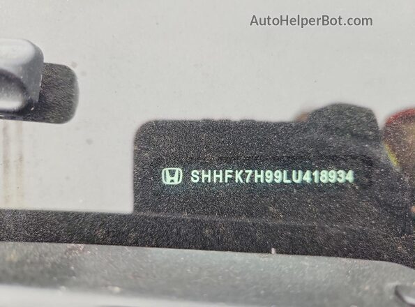 SHHFK7H99LU418934 2020 HONDA CIVIC Gray Շարժիչի բաժամունքի տեսք