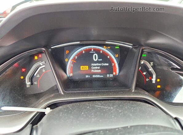 SHHFK7H99LU418934 2020 HONDA CIVIC Gray Սարքավորումների վահանակի տեսք
