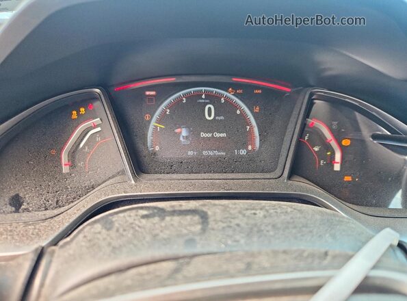 SHHFK8G71MU201661 2021 HONDA CIVIC White Սարքավորումների վահանակի տեսք