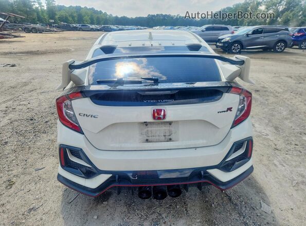 SHHFK8G71MU201661 2021 HONDA CIVIC White Հետևի տեսք