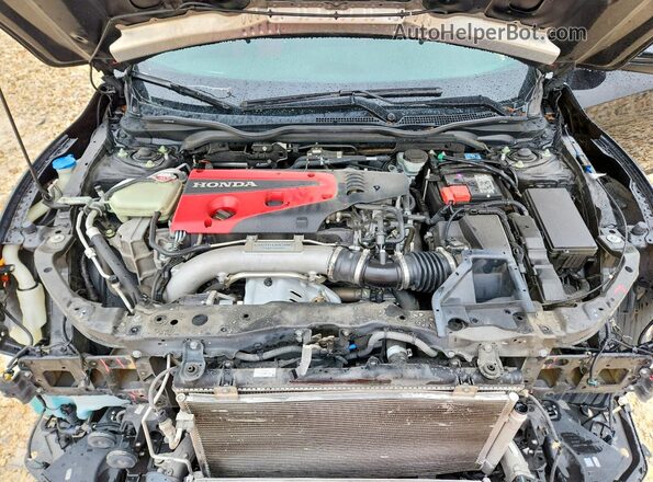 SHHFK8G72JU201065 2018 HONDA CIVIC Black Widok wnętrza z tyłu