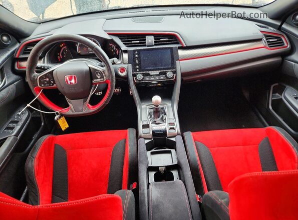 SHHFK8G72JU201065 2018 HONDA CIVIC Black Widok deski rozdzielczej